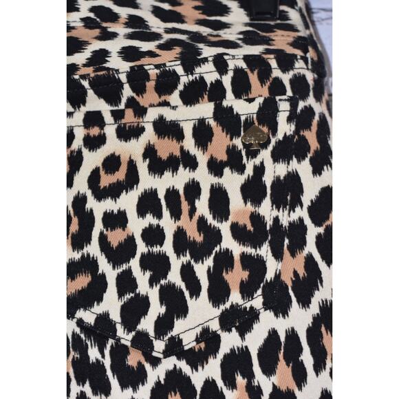 Kate Spade Jeans Women's 29 Broome Street Leopard Print Denim Skinny - Picture 6 of 9